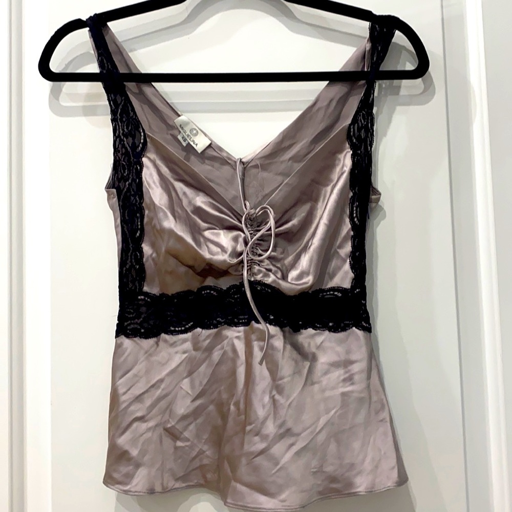 Miguelina Satin Top - XS